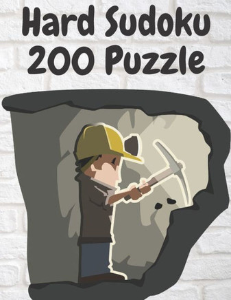 Hard Sudoku 200 Puzzle: Large Print One Puzzle Per Page - Large Print