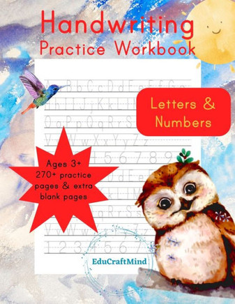 Handwriting Practice Workbook: Letters & Numbers