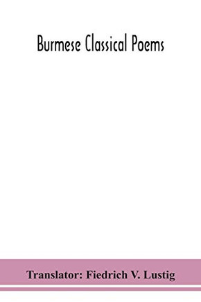 Burmese classical poems - Paperback