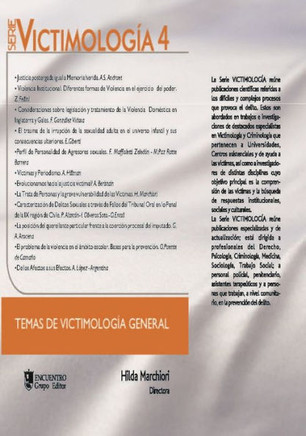 Victimolog?a 4: Temas de victimolog?a general