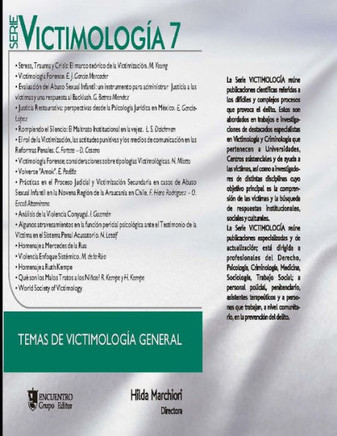 Victimolog?a 7: Temas de victimolog?a general