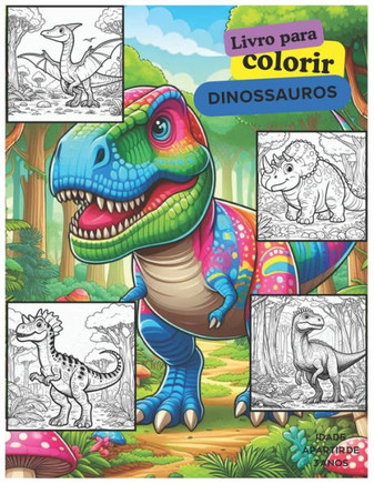 Livro para colorir DINOSSAUROS
