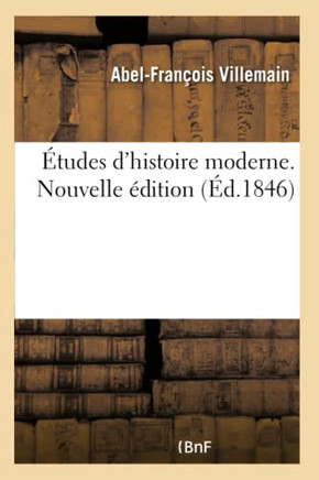 ?tudes d'Histoire Moderne. Nouvelle ?dition