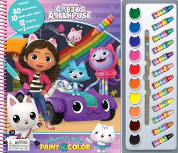 Gabby's Dollhouse Universal Deluxe Poster Paint & Color