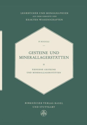 Gesteine Und Minerallagerst?tten: Exogene Gesteine Und Minerallagerst?tten