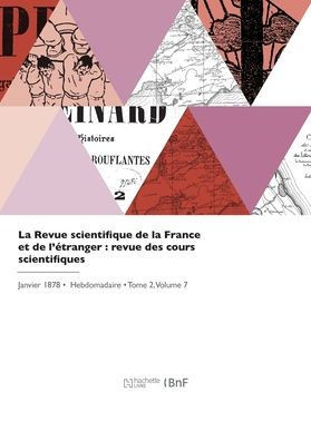 La revue scientifique de la France et de l'?tranger