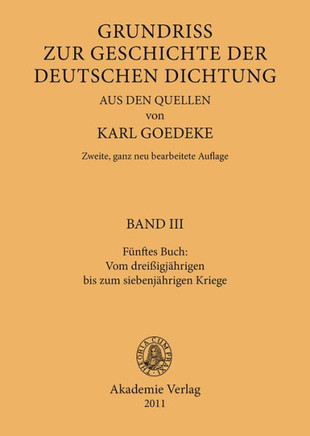 F?nftes Buch: Vom Dreissigj?hrigen Bis Zum Siebenj?hrigen Kriege