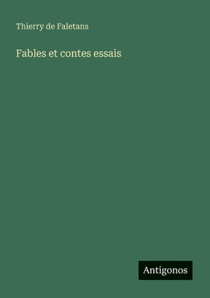 Fables et contes essais