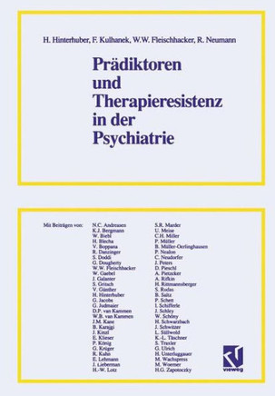 Pr?diktoren Und Therapieresistenz in Der Psychiatrie