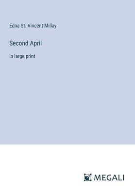 Second April: in large print