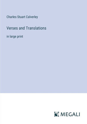 Verses and Translations: in large print