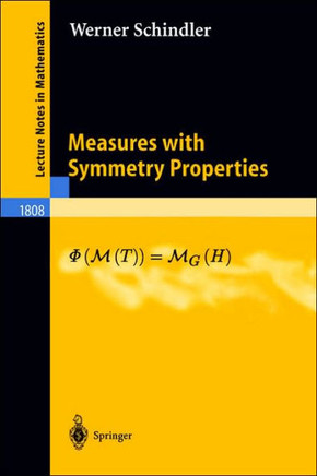 Measures with Symmetry Properties