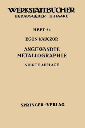 Angewandte Metallographie