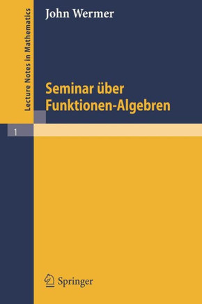Seminar ?ber Funktionen - Algebren