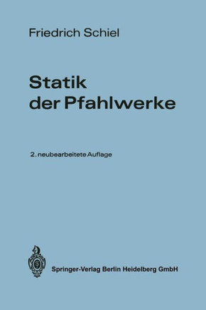 Statik Der Pfahlwerke