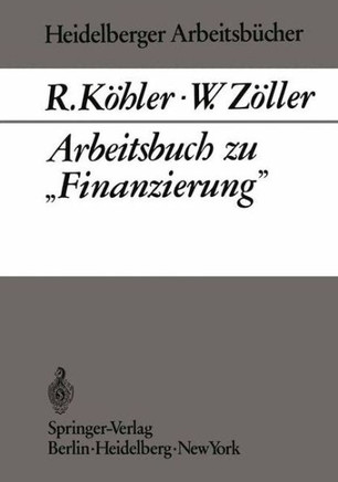 Arbeitsbuch Zu ""Finanzierung""