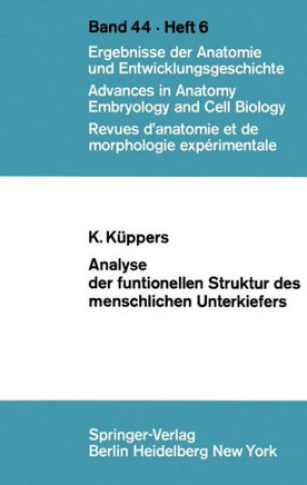 Analyse Der Funktionellen Struktur Des Menschlichen Unterkiefers