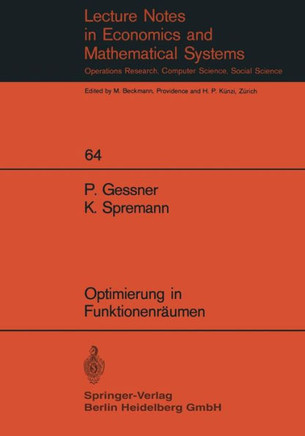 Optimierung in Funktionenr?umen