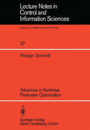 Advances in Nonlinear Parameter Optimization