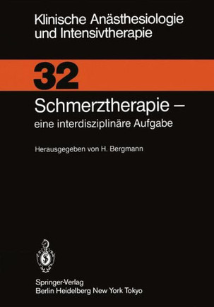 Schmerztherapie: Eine Interdisziplin?re Aufgabe