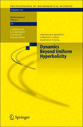 Dynamics Beyond Uniform Hyperbolicity: A Global Geometric and Probabilistic Perspective