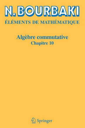 Alg?bre Commutative: Chapitre 10