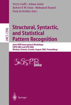 Structural, Syntactic, and Statistical Pattern Recognition: Joint Iapr International Workshops Sspr 2002 and Spr 2002, Windsor, Ontario, Canada, Augus