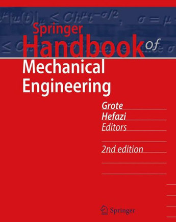 Springer Handbook of Mechanical Engineering [With DVD]