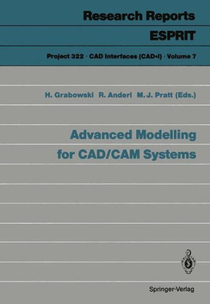 Advanced Modelling for Cad/CAM Systems