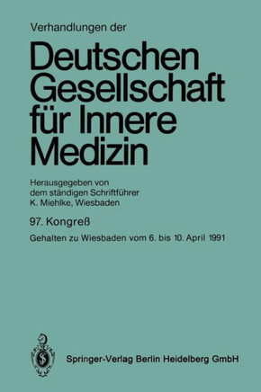 Verhandlungen Der Deutschen Gesellschaft F?r Innere Medizin