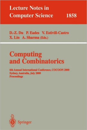 Computing and Combinatorics: First Annual International Conference, Cocoon '95, Xi'an, China, August 24-26, 1995. Proceedings