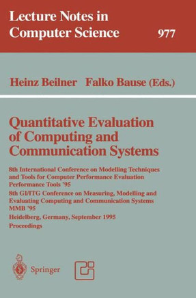 Quantitative Evaluation of Computing and Communication Systems: 8th International Conference on Modelling Techniques and Tools for Computer Performanc