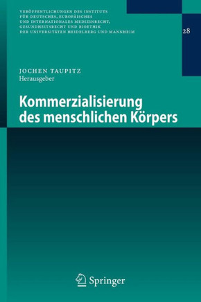 Kommerzialisierung Des Menschlichen K?rpers