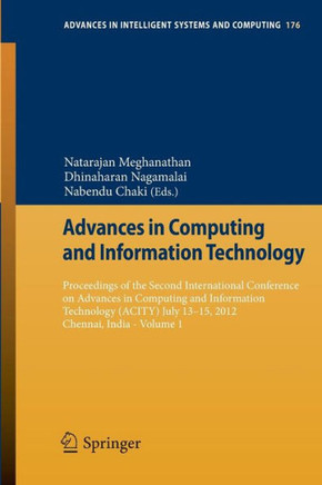 Advances in Computing and Information Technology: Proceedings of the Second International Conference on Advances in Computing and Information Technolo