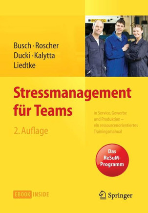 Stressmanagement F?r Teams: In Service, Gewerbe Und Produktion - Ein Ressourcenorientiertes Trainingsmanual