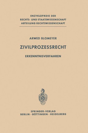 Zivilprozessrecht: Erkenntnisverfahren
