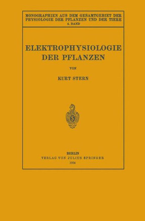 Elektrophysiologie Der Pflanzen