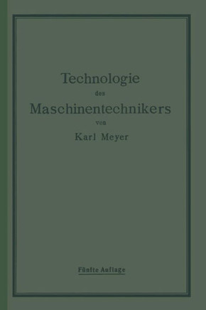 Die Technologie Des Maschinentechnikers