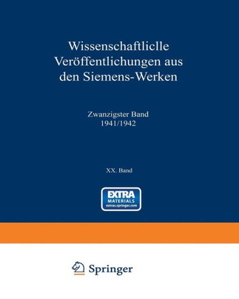 Wissenschaftliche Ver?ffentlichungen Aus Den Siemens-Werken