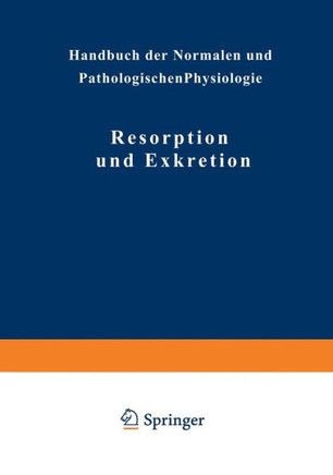 Resorption Und Exkretion