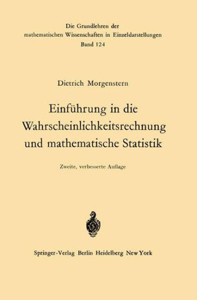 Einf?hrung in Die Wahrscheinlichkeitsrechnung Und Mathematische Statistik