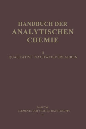 Elemente Der Vierten Hauptgruppe II: Germanium - Zinn