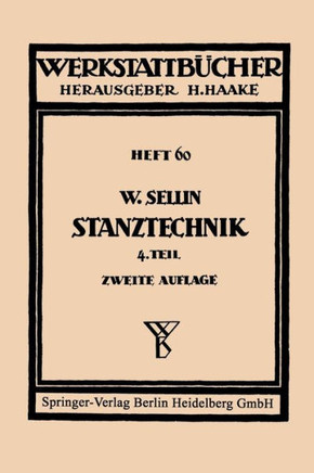 Stanztechnik: Vierter Teil: Formstanzen