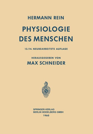 Einf?hrung in die Physiologie des Menschen