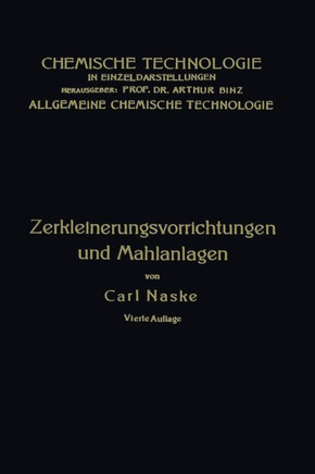 Zerkleinerungs-Vorrichtungen: Und Mahlanlag?n