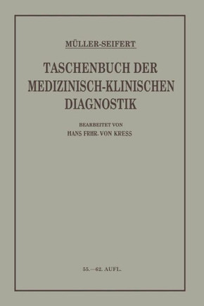 Taschenbuch Der Medizinisch Klinischen Diagnostik