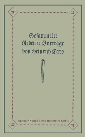 Gesammelte Reden Und Vortr?ge