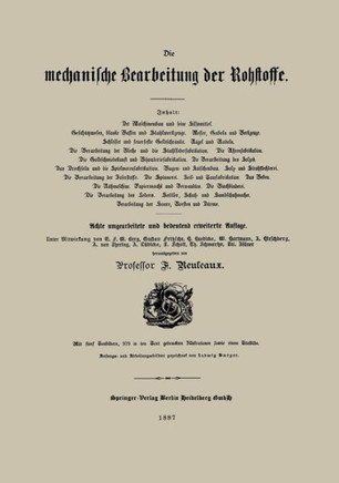 Die Mechanische Bearbeitung Der Rohstoffe