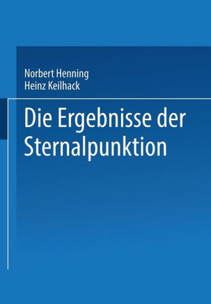 Die Ergebnisse Der Sternalpunktion