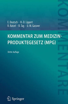 Kommentar Zum Medizinproduktegesetz (Mpg)
